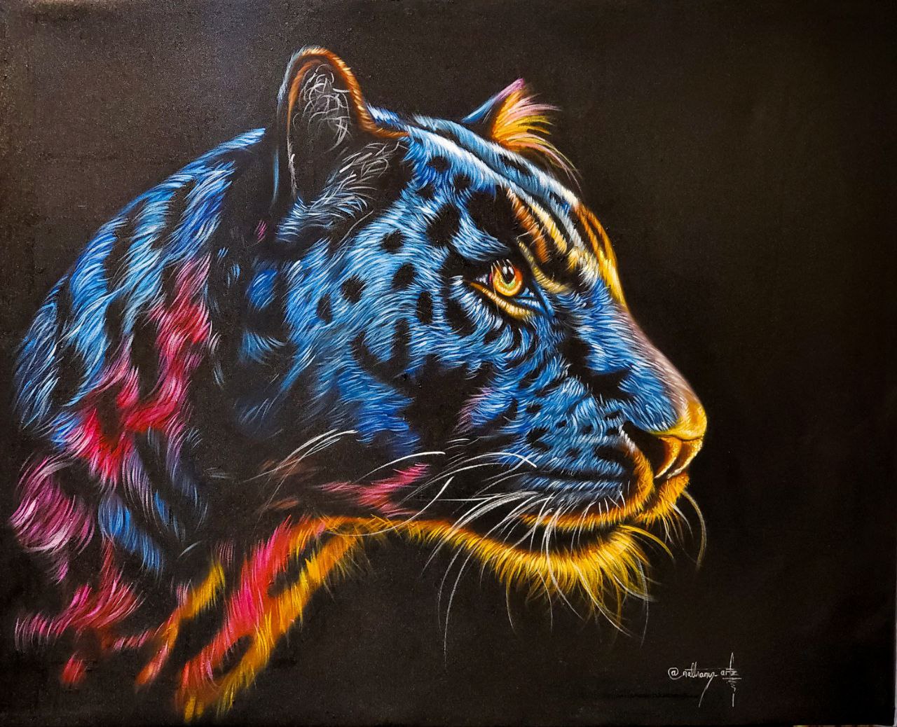Colorful Leopard